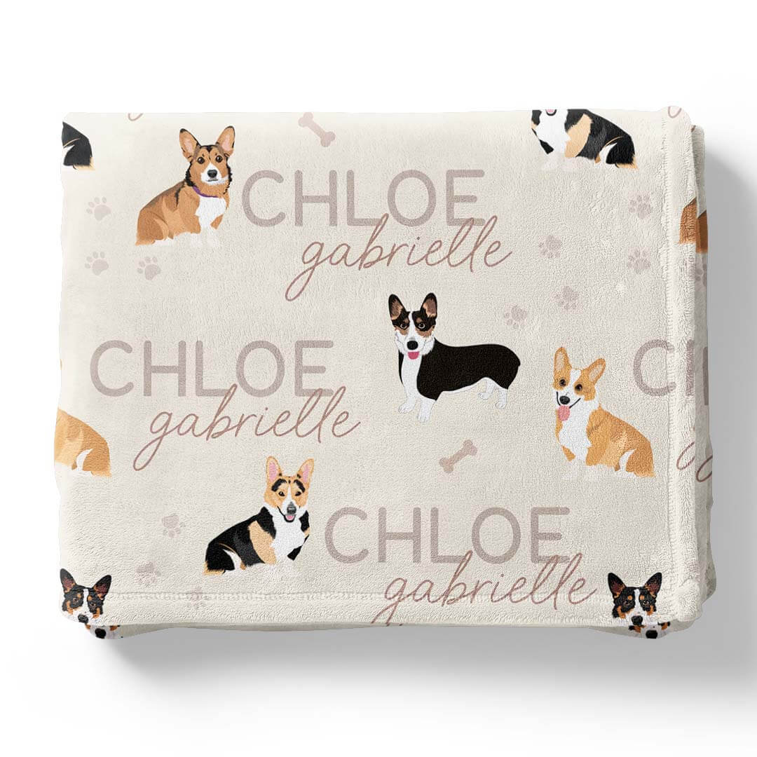Personalized Kids Blankets | Dog Breeds - Part 1