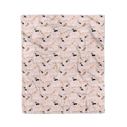Personalized Kids Blanket | Corgi