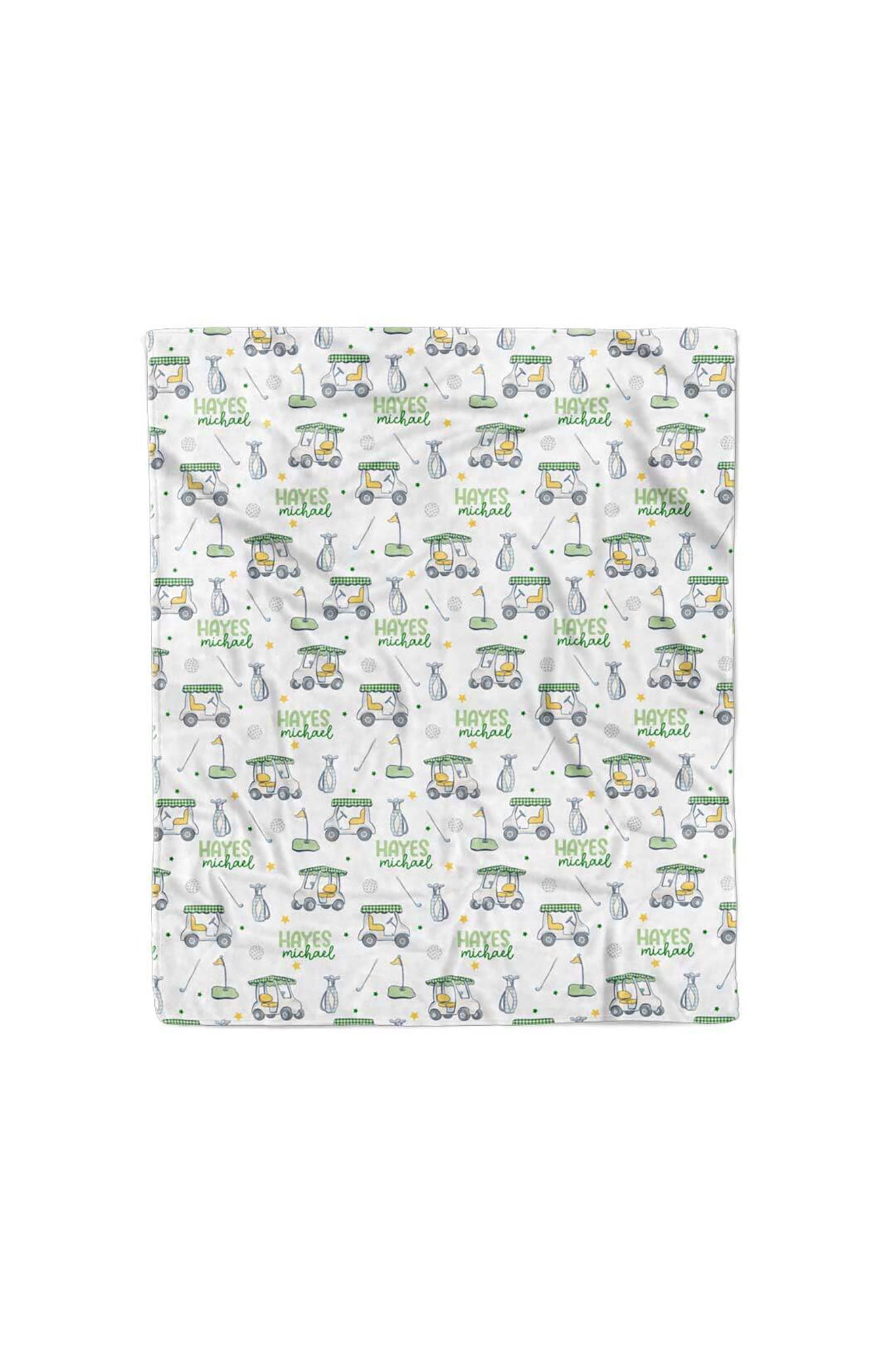 Country Club Cuties Personalized Kids Blanket | Blue