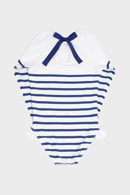 Breton Stripe Rashguard One Piece
