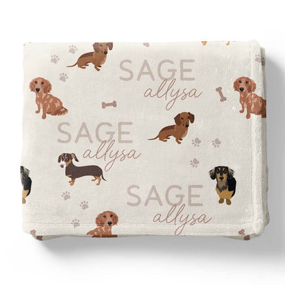 Personalized Kids Blankets | Dog Breeds - Part 1