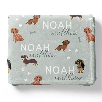 Personalized Kids Blankets | Dog Breeds - Part 1