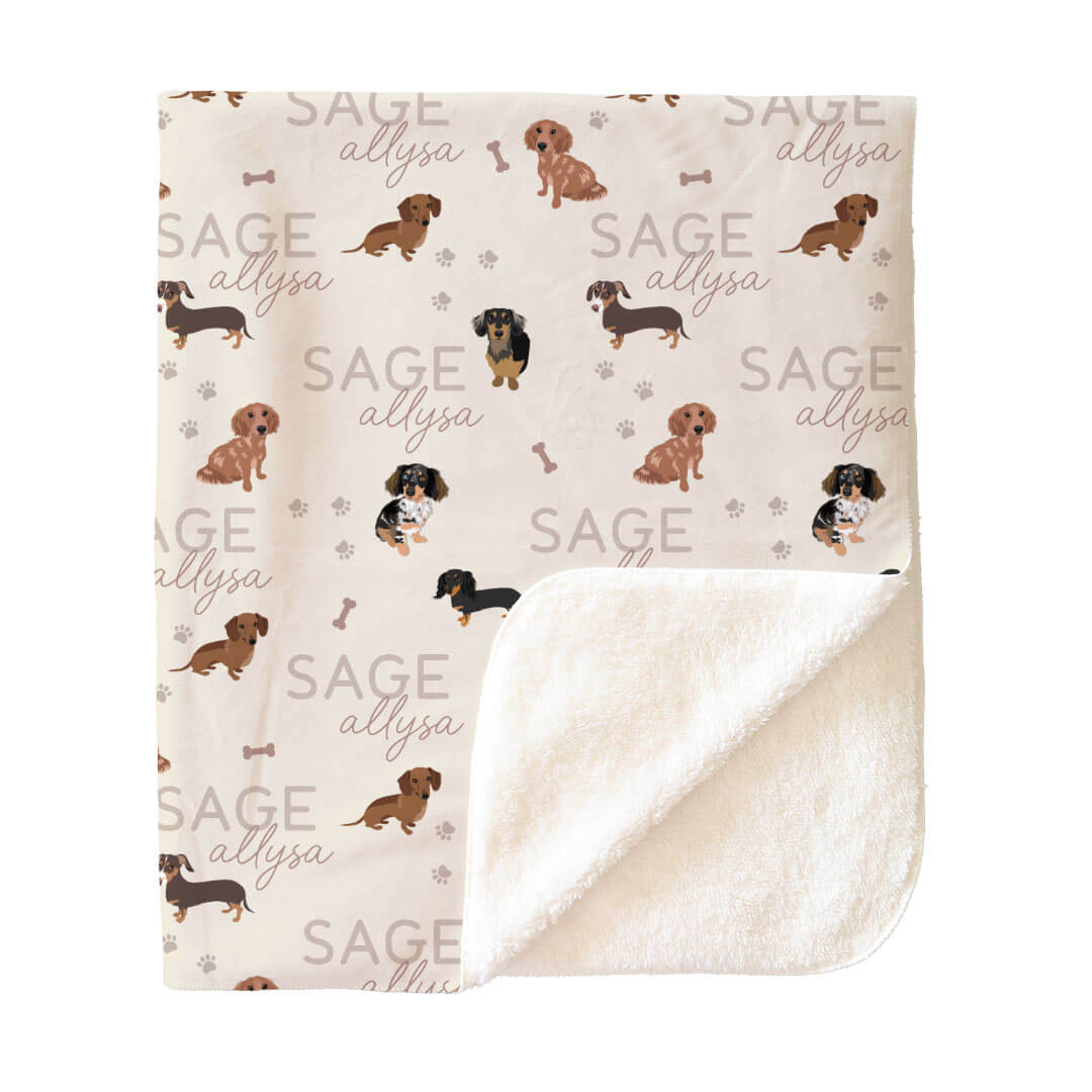 Personalized Kids Blankets | Dog Breeds - Part 1