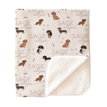 Personalized Kids Blankets | Dog Breeds - Part 1
