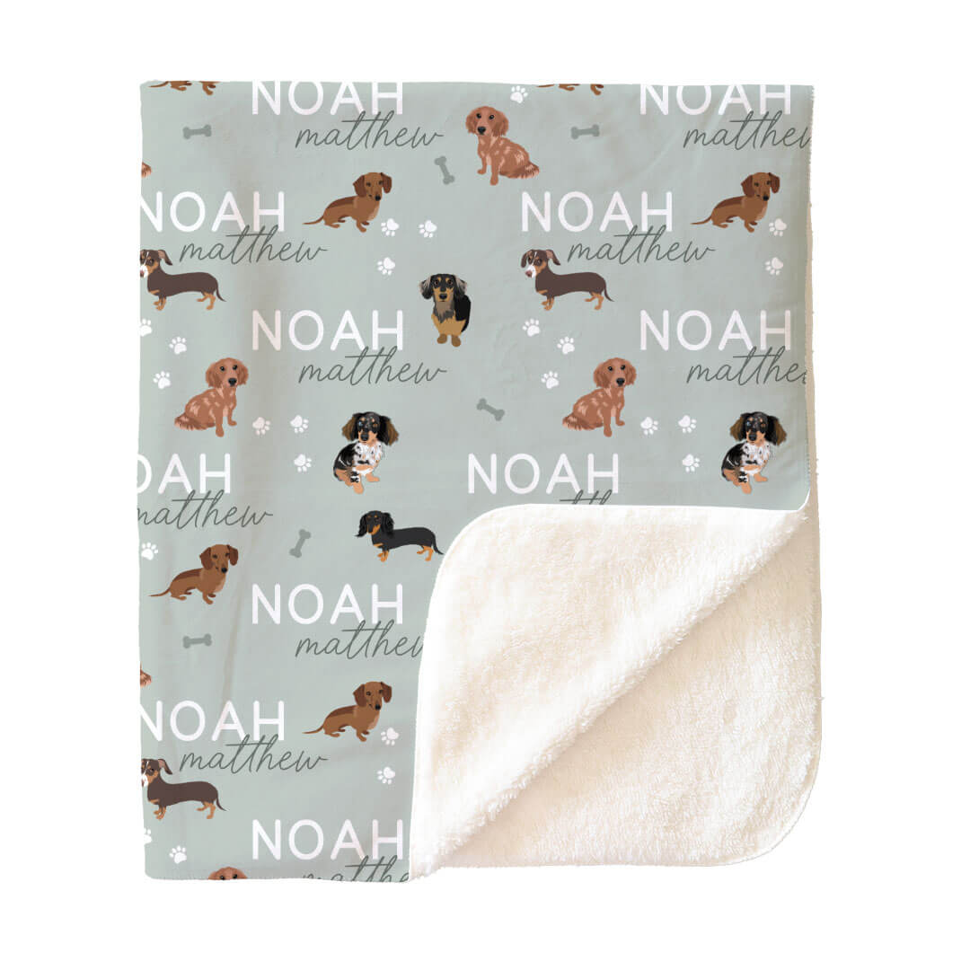 Personalized Kids Blankets | Dog Breeds - Part 1