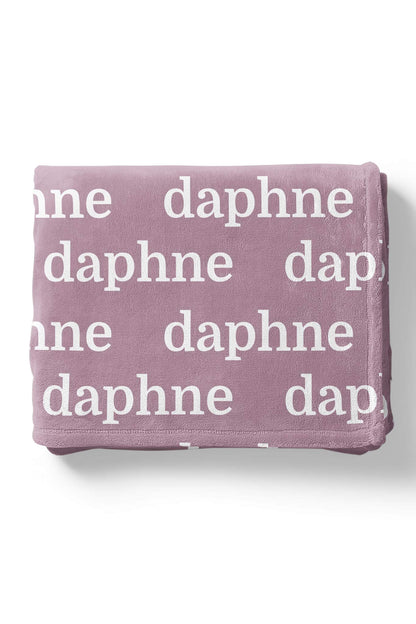 Personalized Color Blanket | Plush Pastels