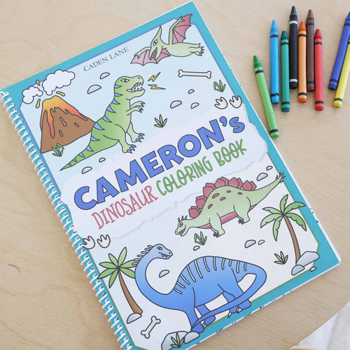 Personalized Coloring Book | Jurassic Playground