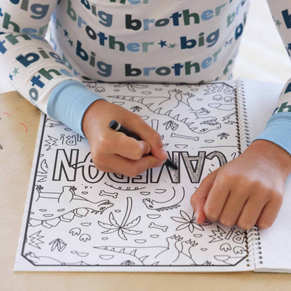 Personalized Coloring Book | Jurassic Playground