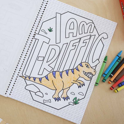 Personalized Coloring Book | Jurassic Playground