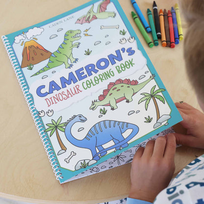 Personalized Coloring Book | Jurassic Playground