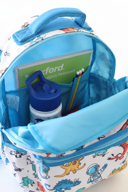 Kids Embroidered Backpack | Totally T-Rex
