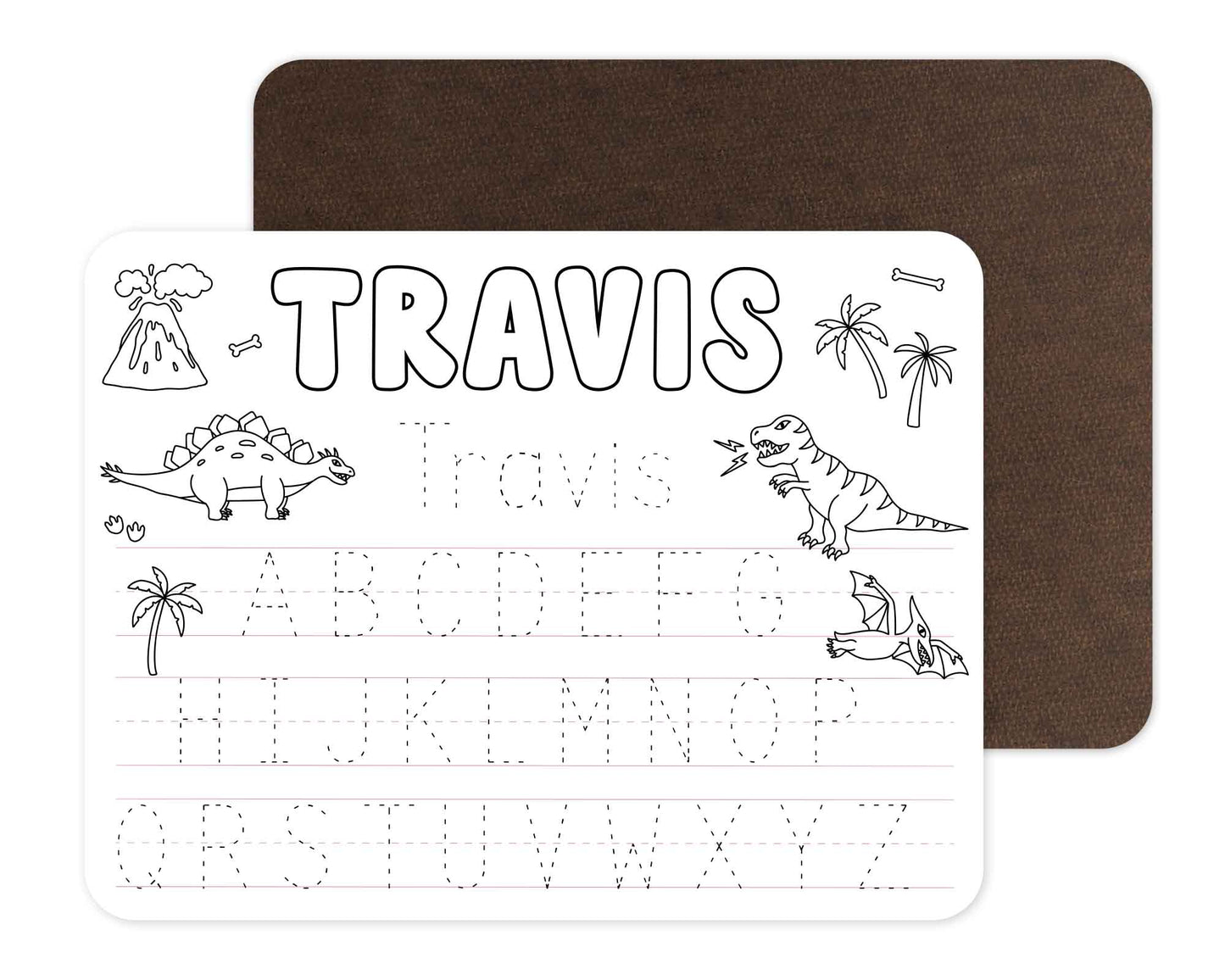 Kids Personalized Whiteboard | Jurassic Playground