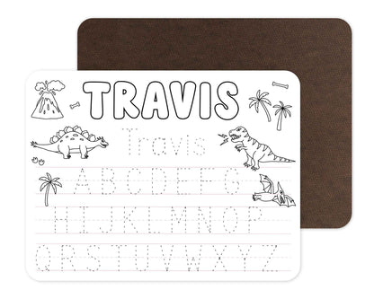 Kids Personalized Whiteboard | Jurassic Playground