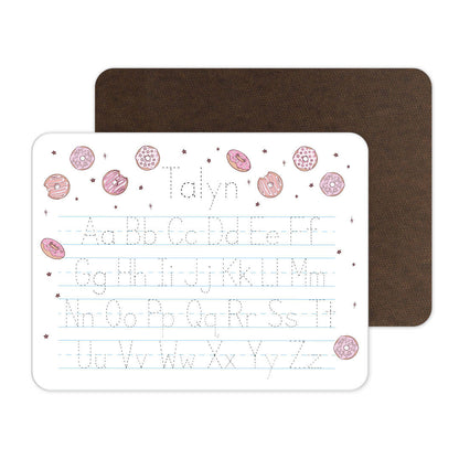 Kids Personalized Whiteboard | Donut Shop Pink