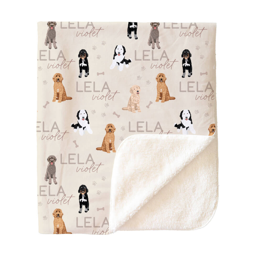 Personalized Kids Blankets | Dog Breeds - Part 1