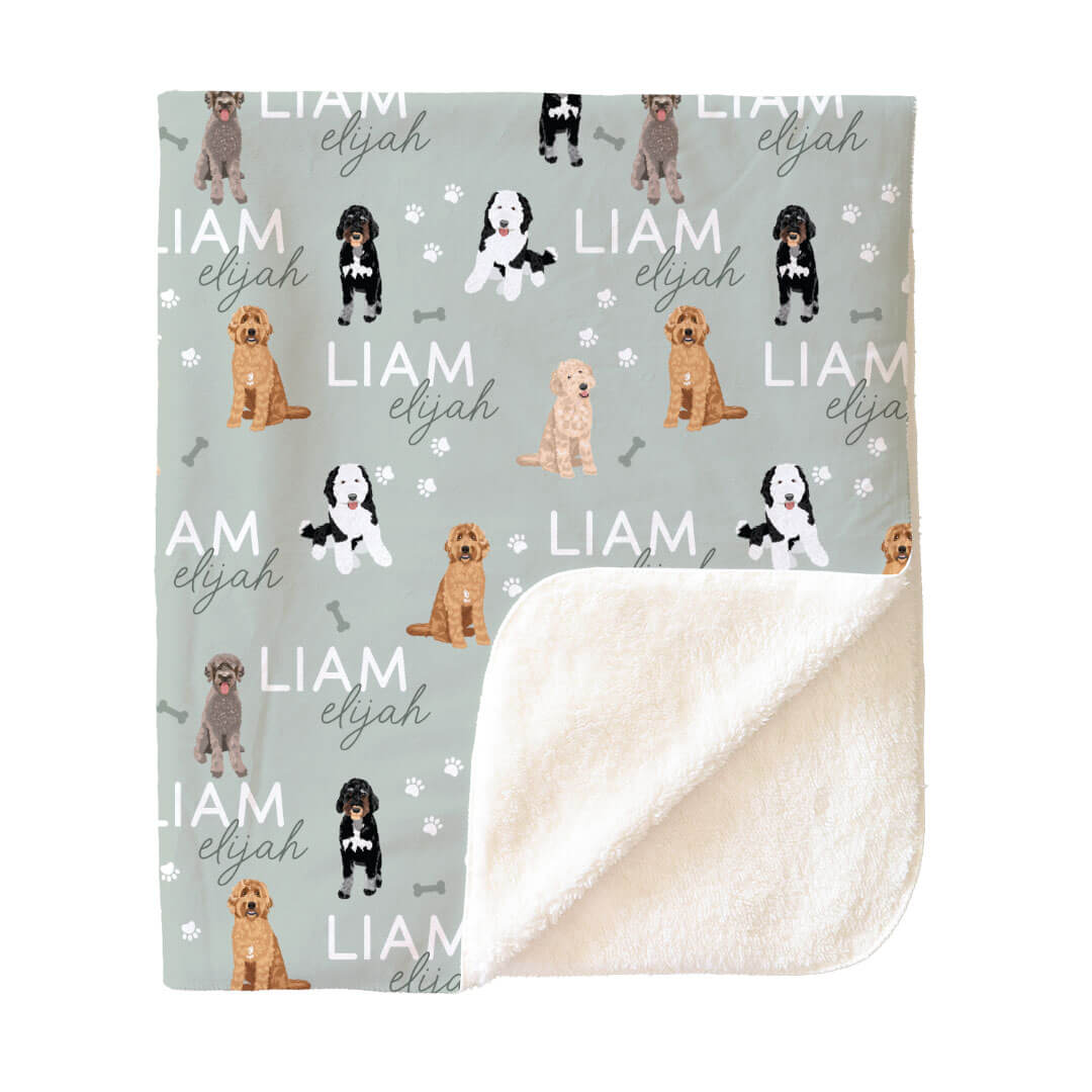 Personalized Kids Blankets | Dog Breeds - Part 1