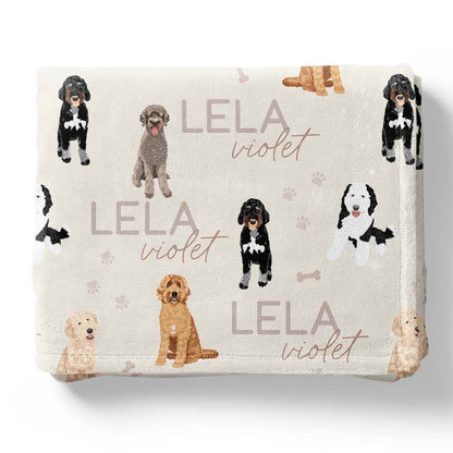 Personalized Kids Blankets | Dog Breeds - Part 1