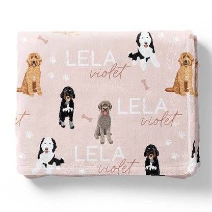 Personalized Kids Blankets | Dog Breeds - Part 1