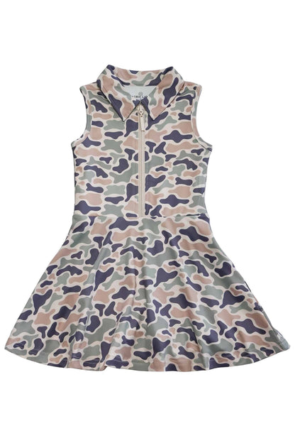 Girls' Polo Dress | Camo Cutie