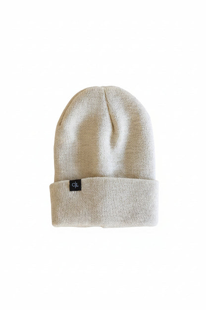 Embroidered Knit Baby Beanie