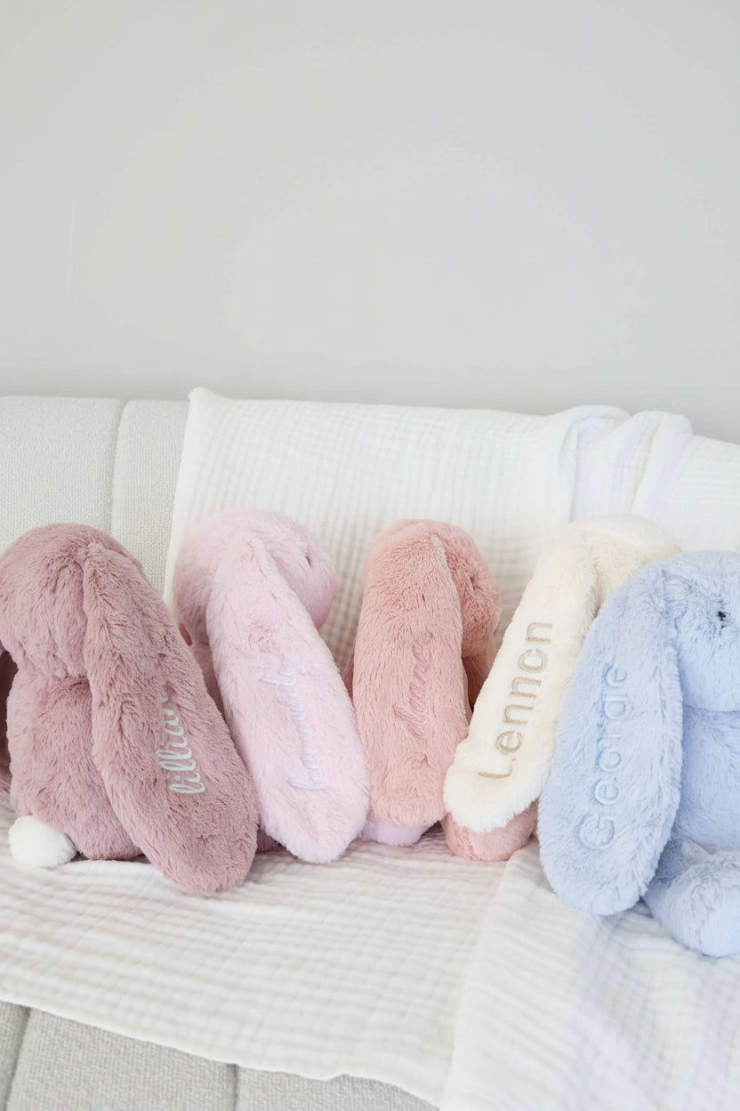 Embroidered Large Cuddle Plush Friends | Honey Bunny