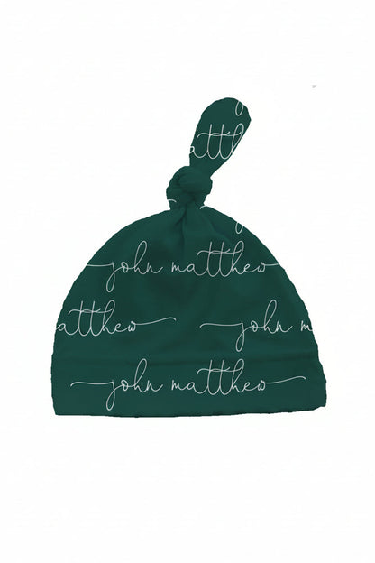 Emerald Personalized Knotted Hat