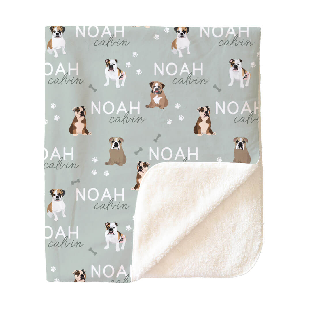 Personalized Kids Blankets | Dog Breeds - Part 1