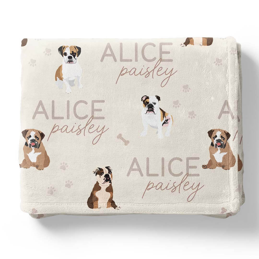 Personalized Kids Blankets | Dog Breeds - Part 1