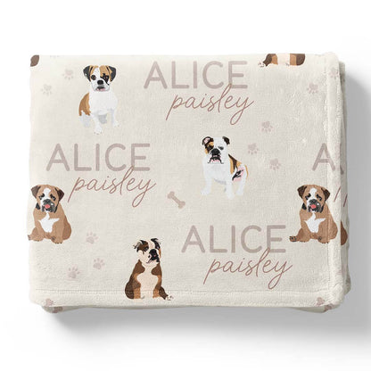 Personalized Kids Blankets | Dog Breeds - Part 1