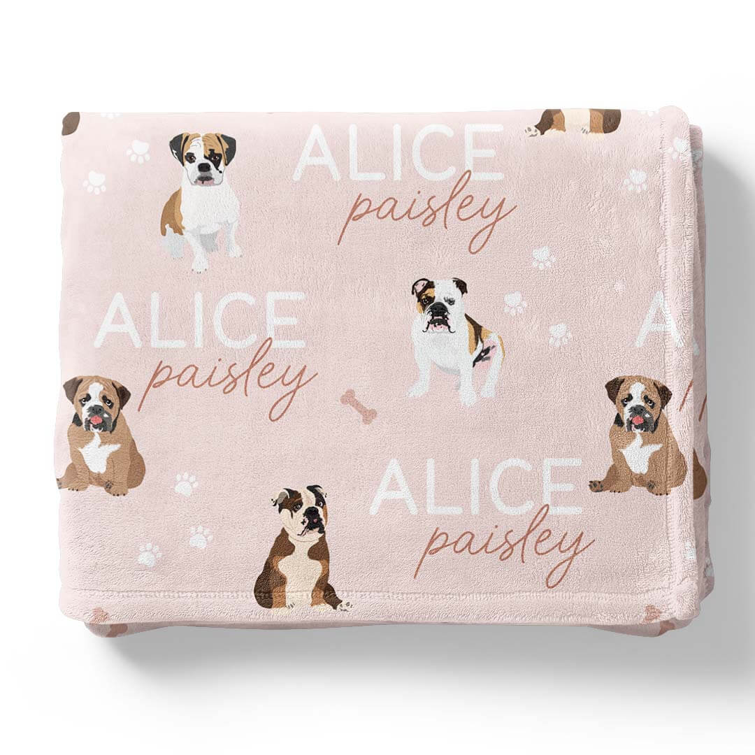 Personalized Kids Blankets | Dog Breeds - Part 1
