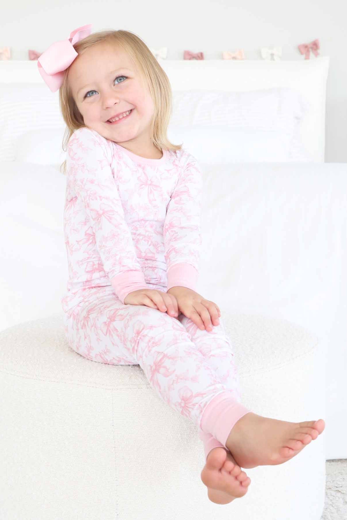 Fancy Frills Two Piece Pajama Set