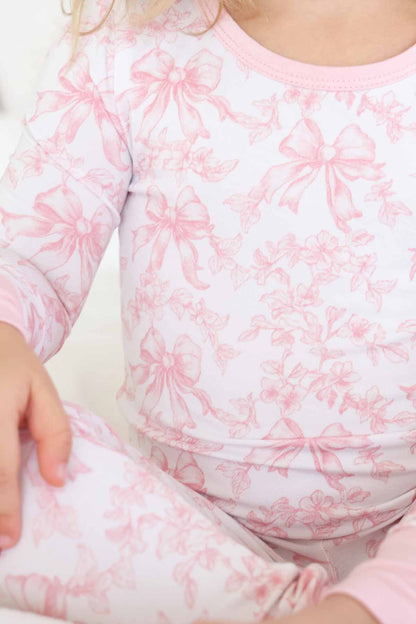 Fancy Frills Two Piece Pajama Set