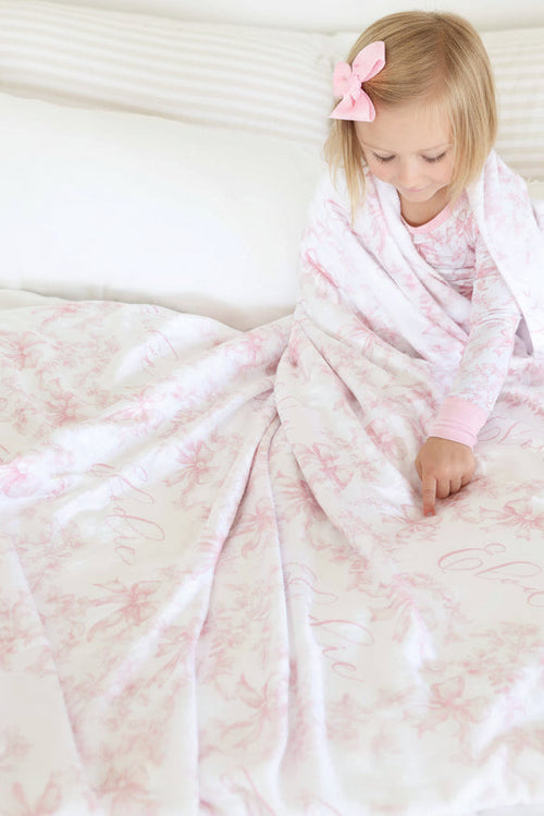 Fancy Frills Personalized Kids Blanket