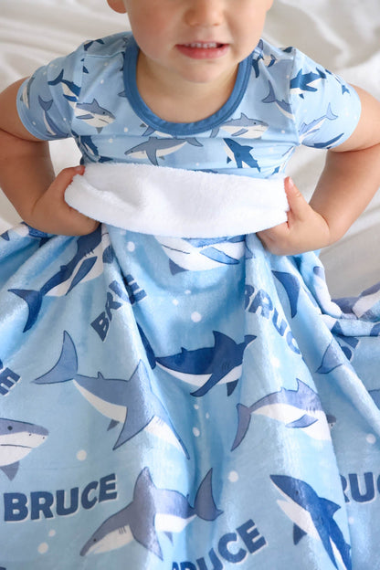 Personalized Kids Blanket | Fin Friends