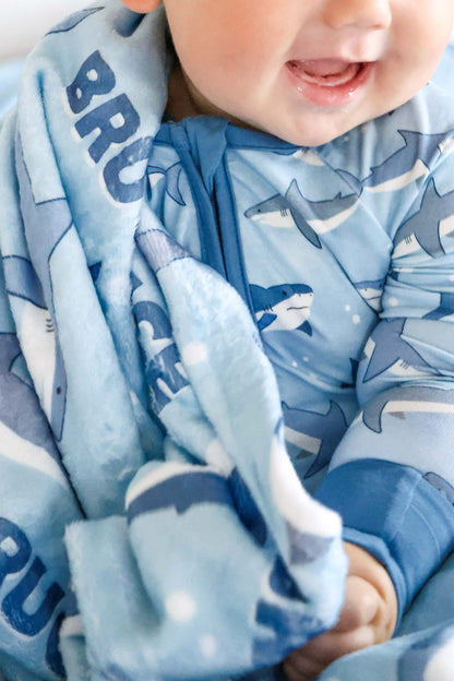 Personalized Kids Blanket | Fin Friends