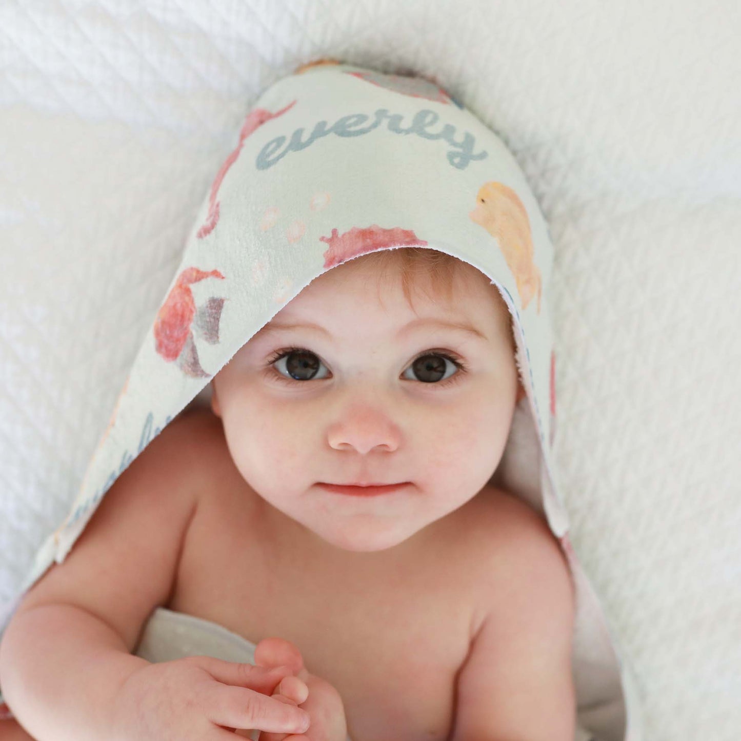Personalized Hooded Towel | Tropical Fish