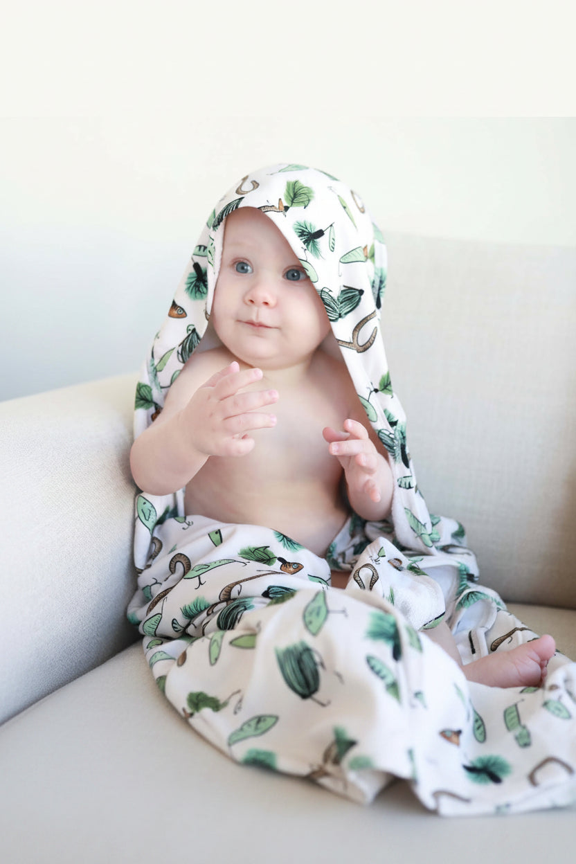 Embroidered Bamboo Hooded Towel | Tackle Box