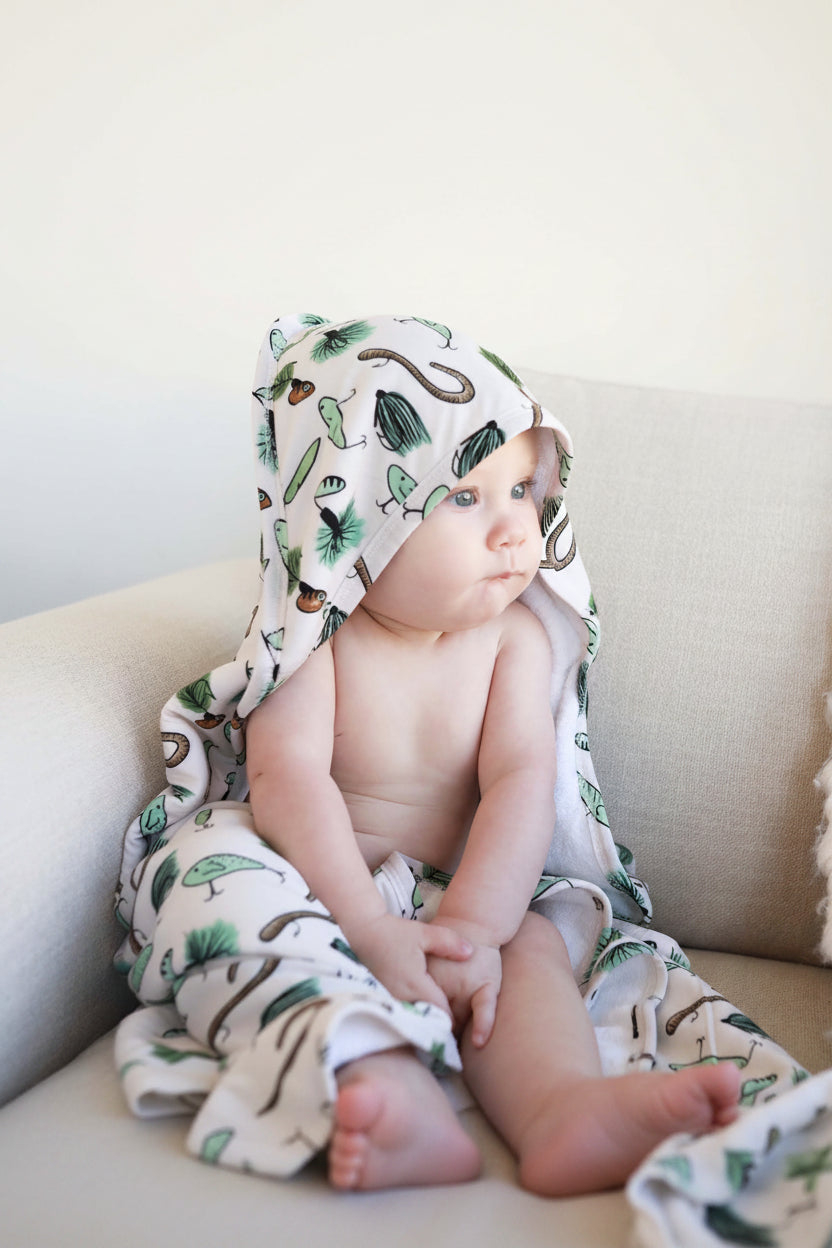 Embroidered Bamboo Hooded Towel | Tackle Box