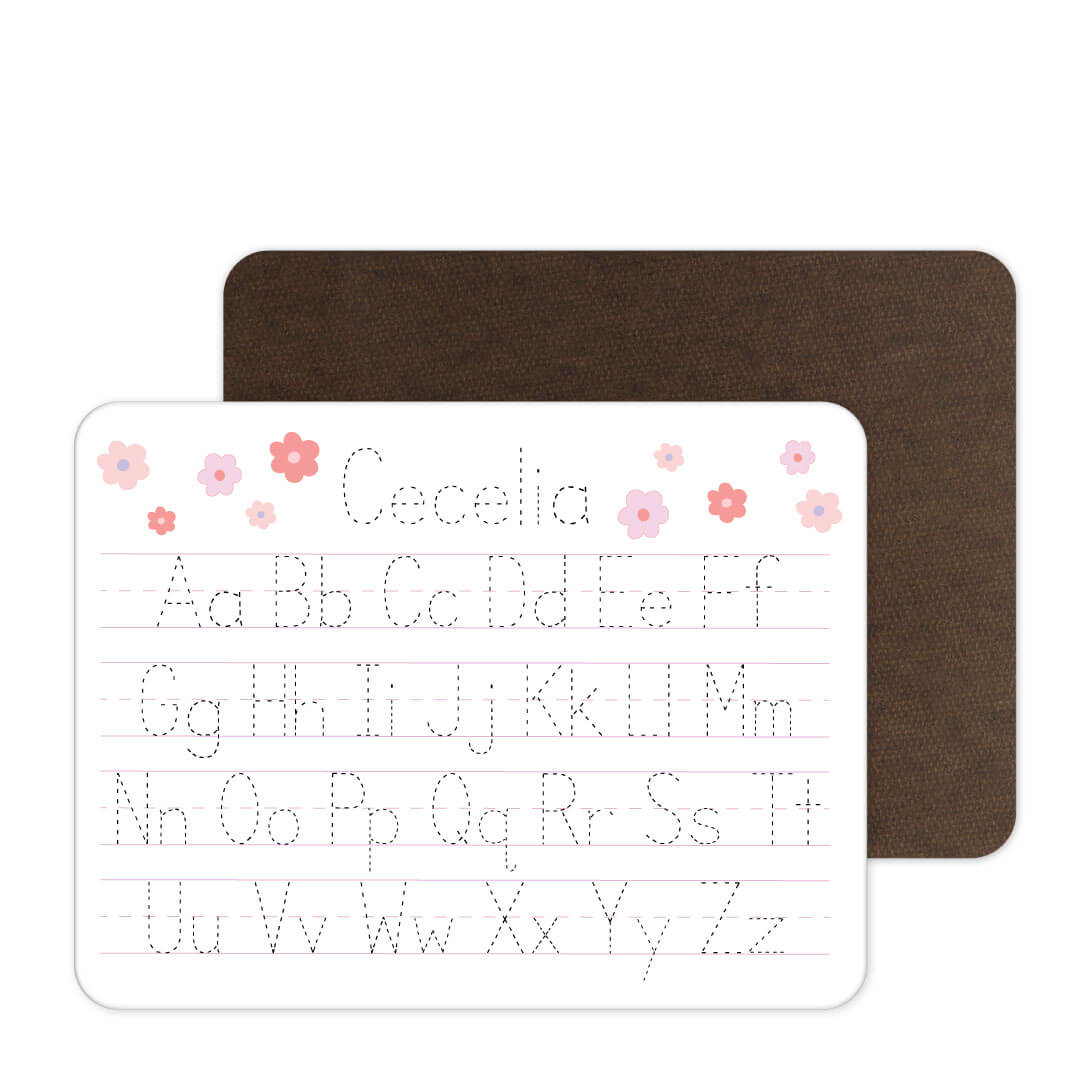 Kids Personalized Whiteboard | Simple Floral