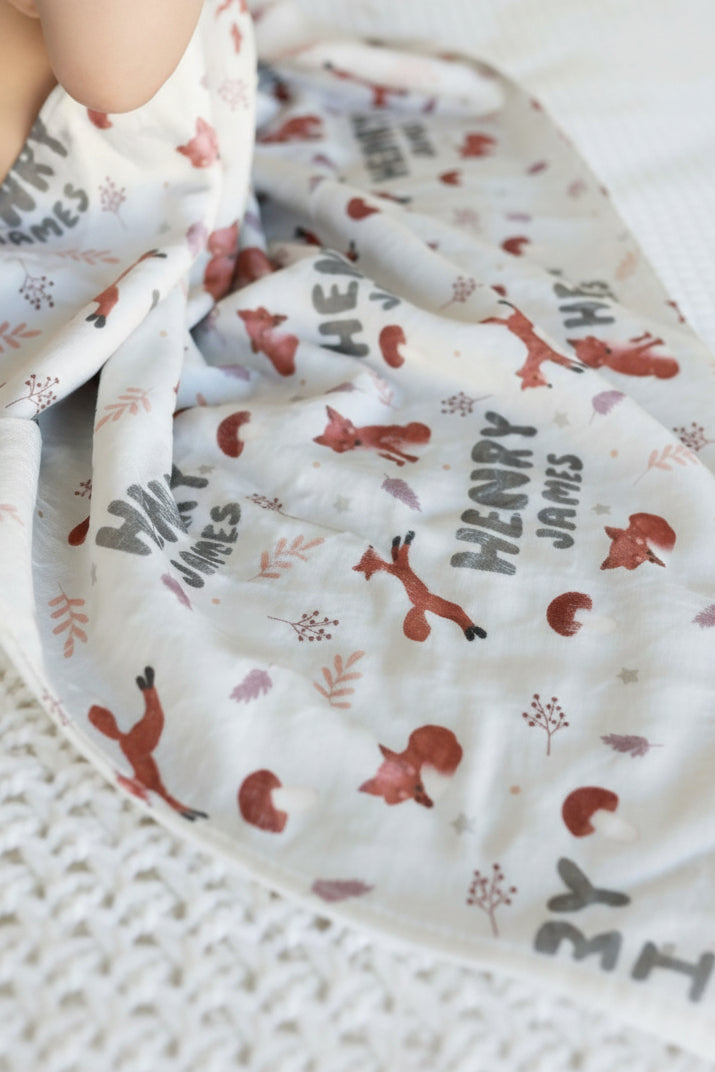 Personalized Hooded Towel | Red Fox Run