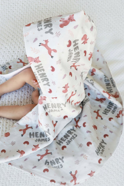 Personalized Hooded Towel | Red Fox Run