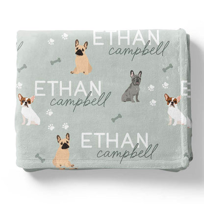 Personalized Kids Blankets | Dog Breeds - Part 1