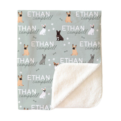 Personalized Kids Blankets | Dog Breeds - Part 1