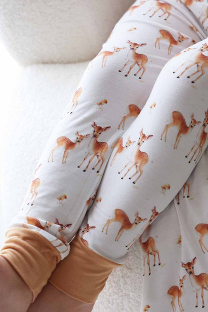 Friendly Fawns Two Piece Pajama Set