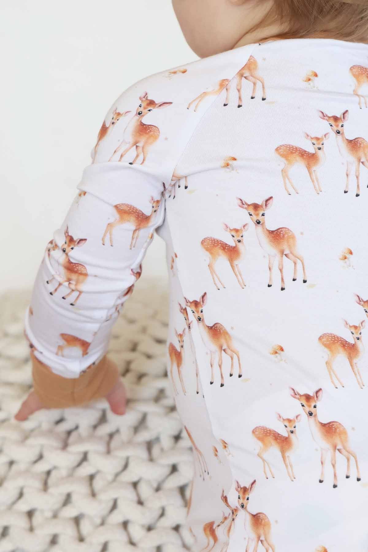 Friendly Fawns Convertible Zip Romper