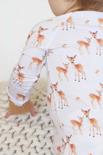 Friendly Fawns Convertible Zip Romper