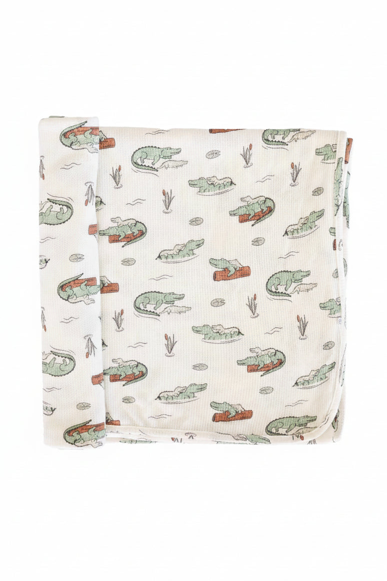 All Bamboo Waffle Swaddle Blankets