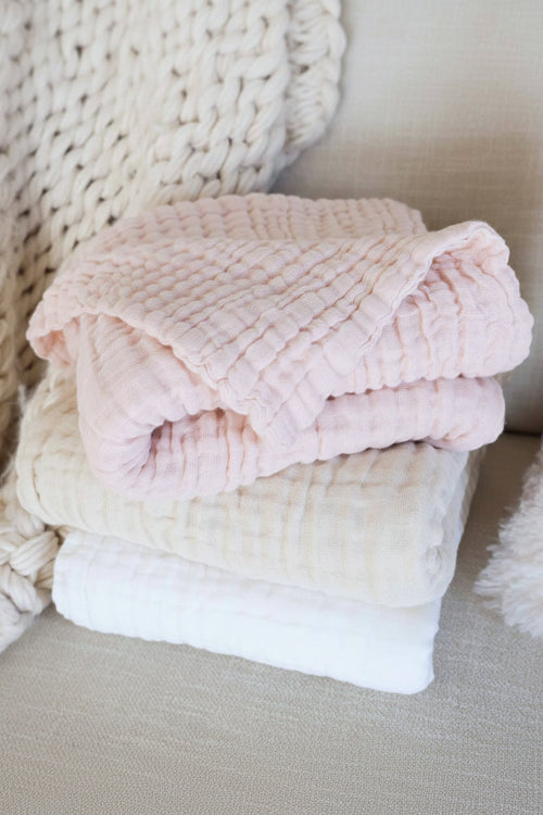 Organic Cotton Gauze Swaddle Blankets