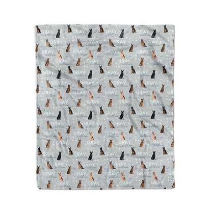 Personalized Kids Blanket | German Shepherd