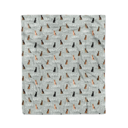Personalized Kids Blanket | German Shepherd